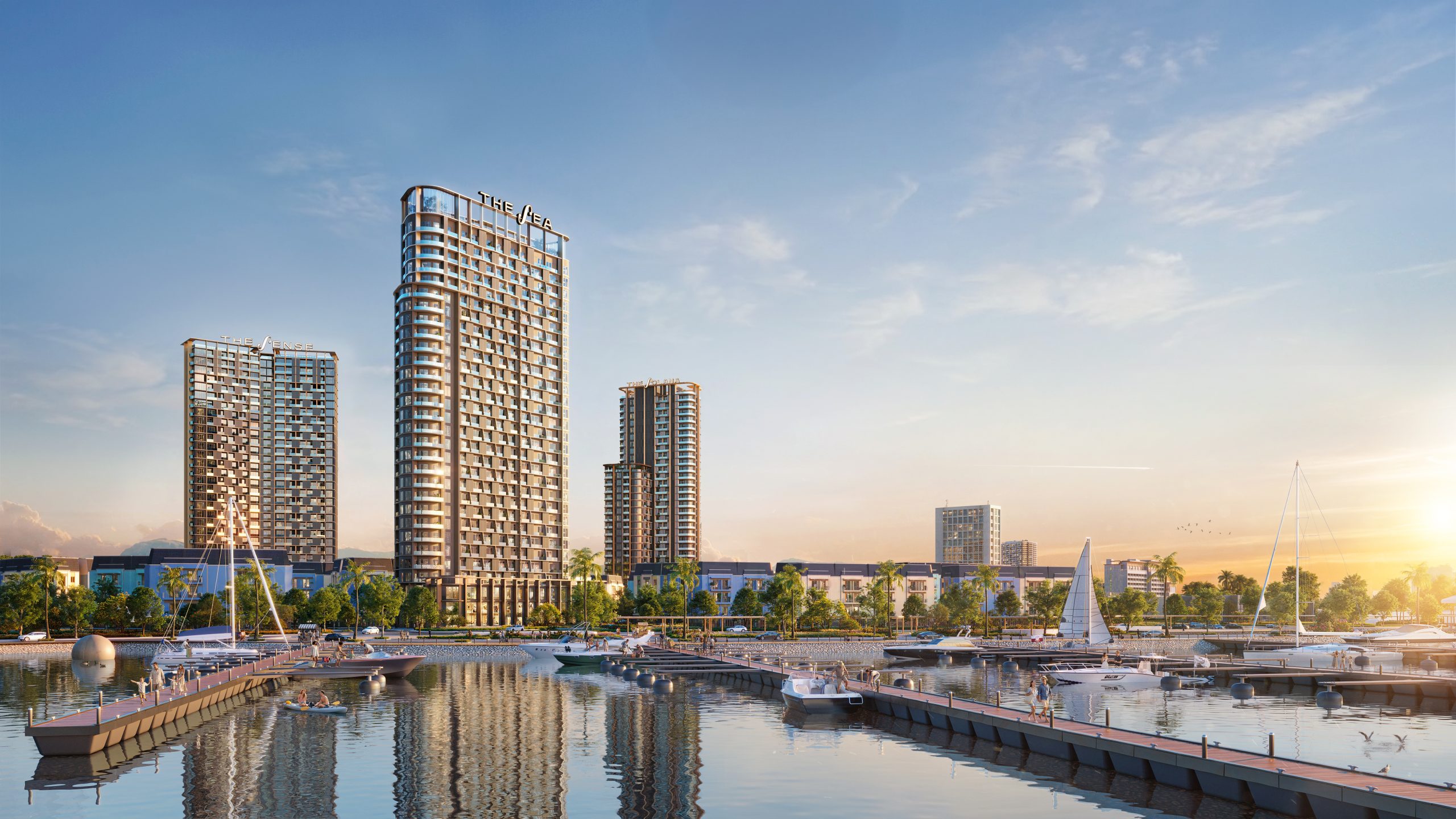 Tòa tháp The Sea: BIM Land kiến tạo chuẩn sống mới bên vịnh du thuyền