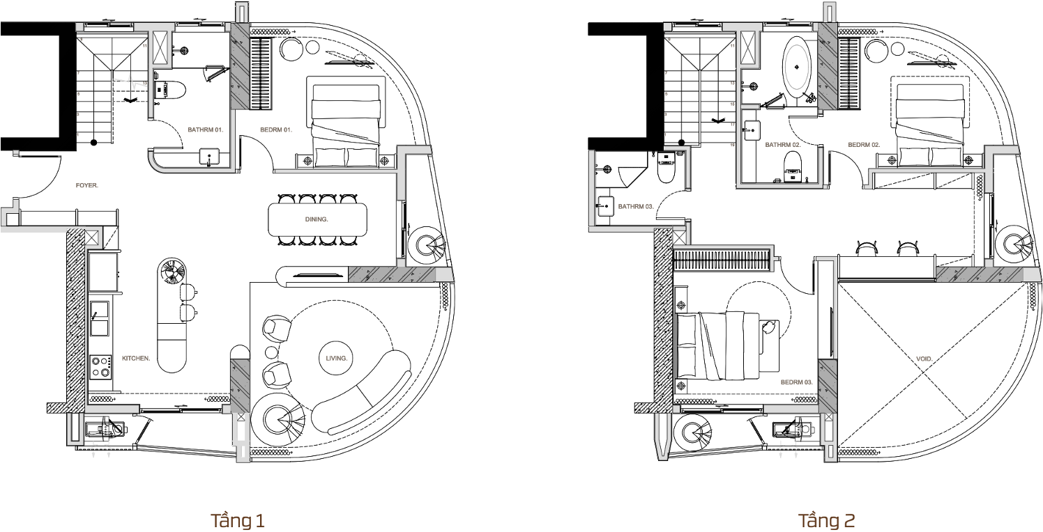 MẶT BẰNG CĂN SE-26,28-06 (DUPLEX)